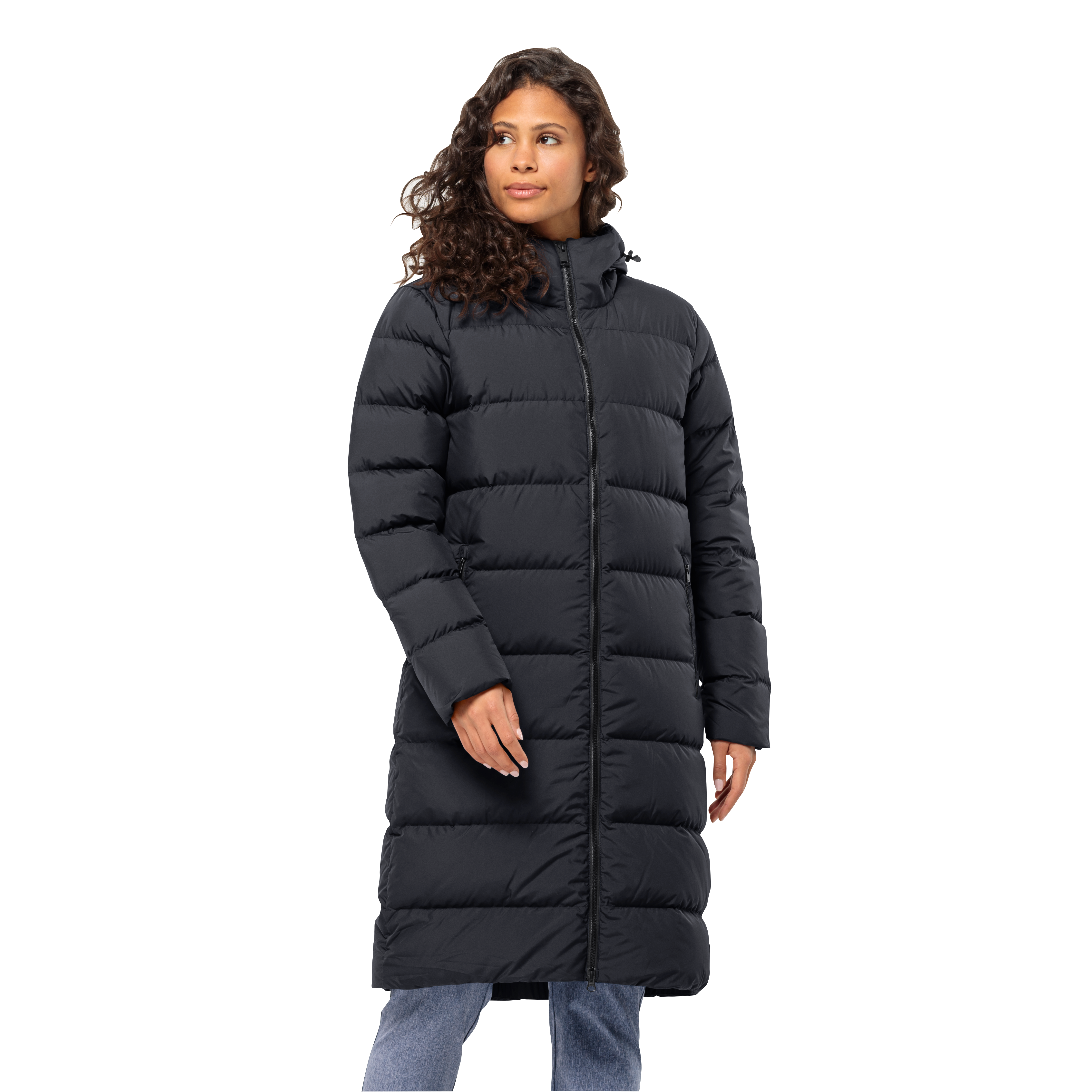 Jack Wolfskin Daunenmantel "FROZEN PALACE COAT W", mit Kapuze