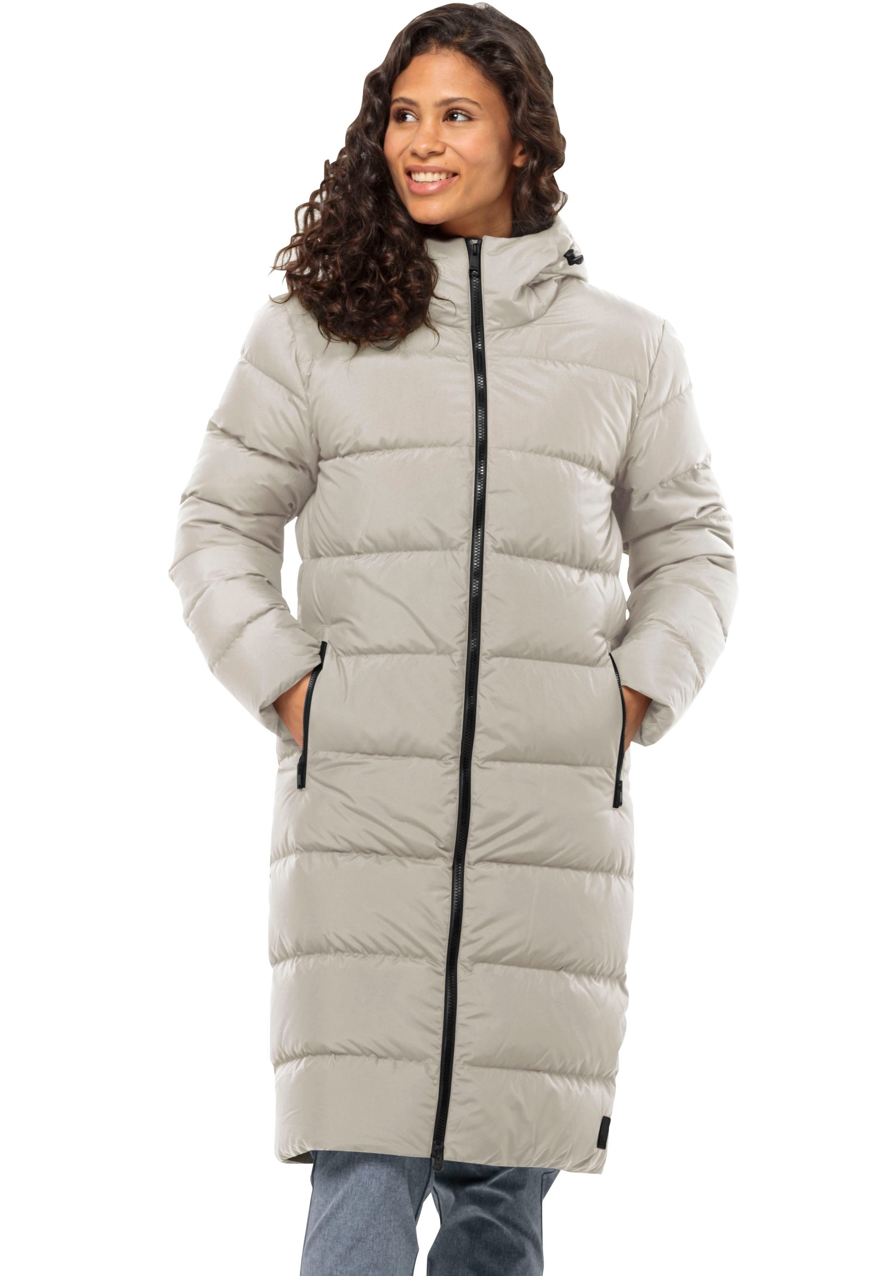 Jack Wolfskin Daunenmantel "FROZEN PALACE COAT W", mit Kapuze