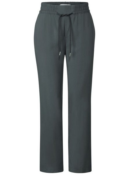 STREET ONE Jogger Pants - Joggpants im Loose Fit - Middle Waist mit Slim Legs